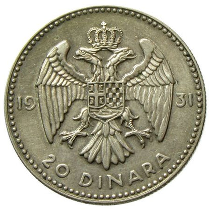 Jugoszlávia 1931 20 Dinár