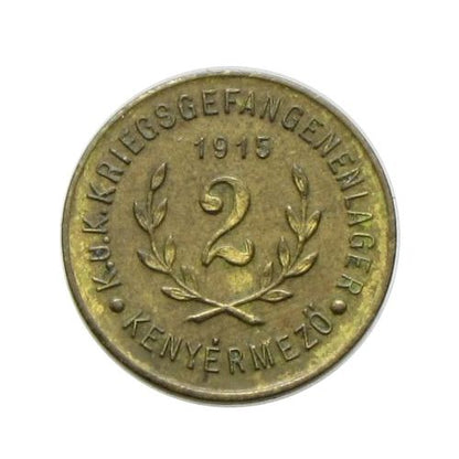 Hadifogolytábor - Kenyérmező 1915 2 fillér