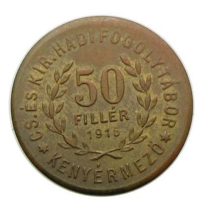 Hadifogolytábor - Kenyérmező 1915 50 fillér