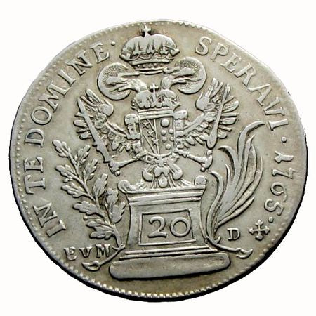 Lotharingiai Ferenc 1765 BF/EvM-D 20 krajcár