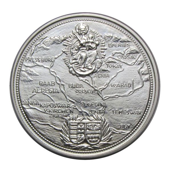 MÉE Eger 1987 Hungária Eliberata ezüst emlékérem