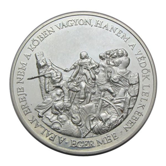 MÉE Eger 1988 Gárdonyi Géza ezüst PP emlékérem