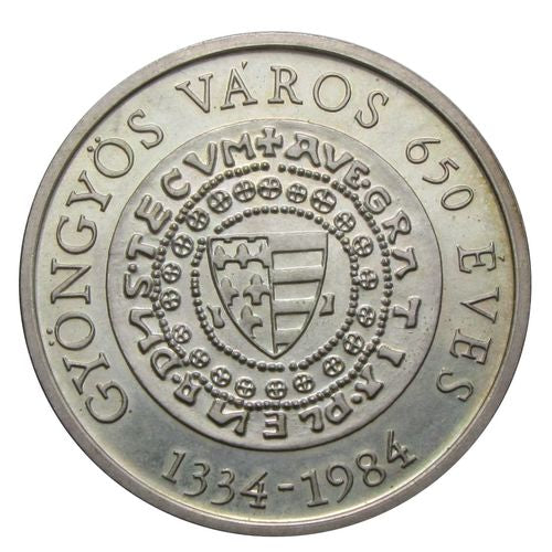 MÉE Gyöngyös 1984 650 éves a város