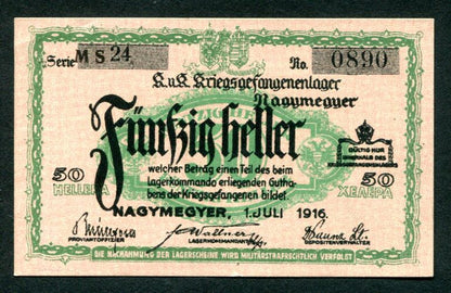 Hadifogolytábor - Nagymegyer 50 fillér