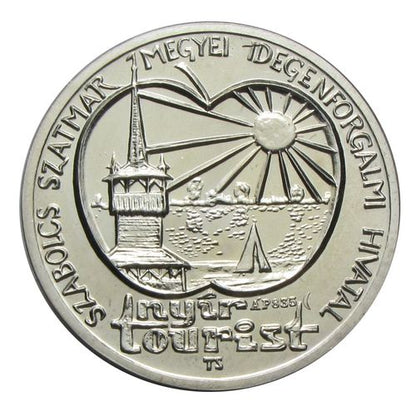 Nyírtourist Kisvárda 1980 emlékérem