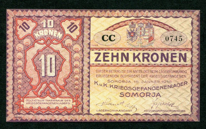 Hadifogolytábor - Somorja 10 Korona