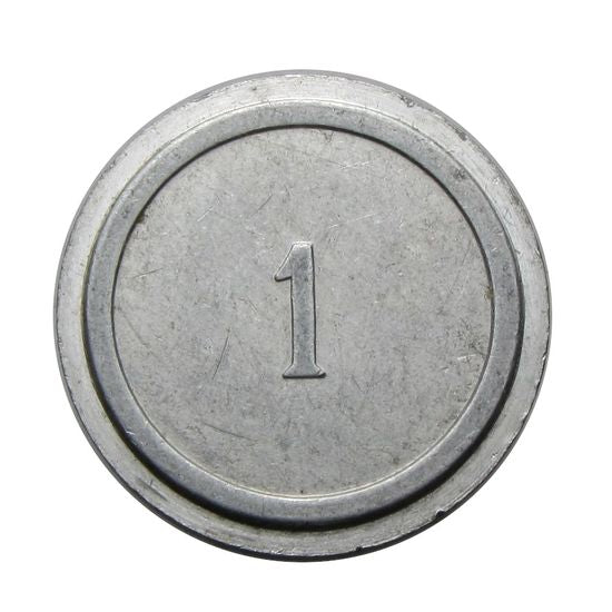 Utasellátó Automata érme "1" értékjelzés