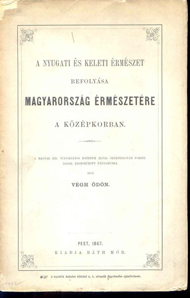Végh: A keleti és nyugati érmészet...