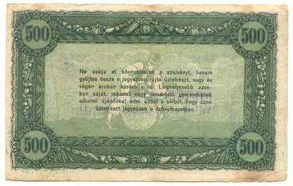 Vásárlási visszatérítés 500 Korona