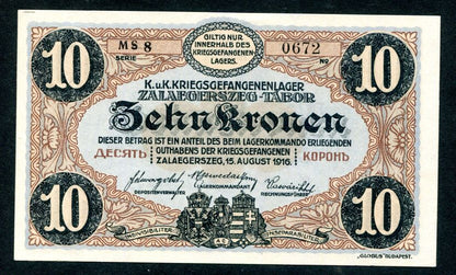 Hadifogolytábor - Zalaegerszeg 10 Korona