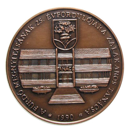 Zalakaros 1990 emlékérem